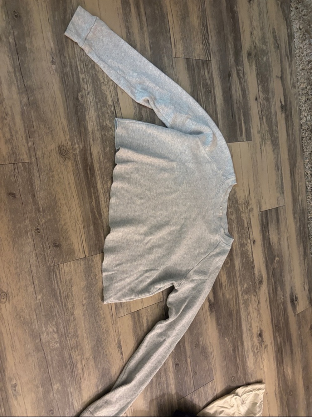 Brandy Melville Light Gray Crewneck Sweatshirt